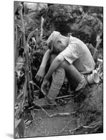 Tired Chinese Infantryman-Jack Wilkes-Mounted Photographic Print