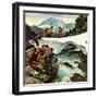 "Tired Hiker", April 15, 1950-John Clymer-Framed Giclee Print