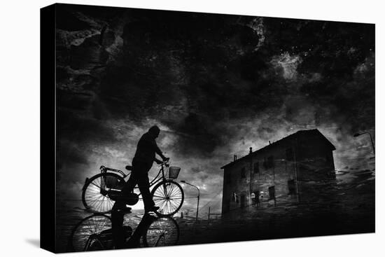 Tired of Pedaling...-Antonio Grambone-Stretched Canvas