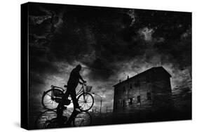 Tired of Pedaling...-Antonio Grambone-Stretched Canvas