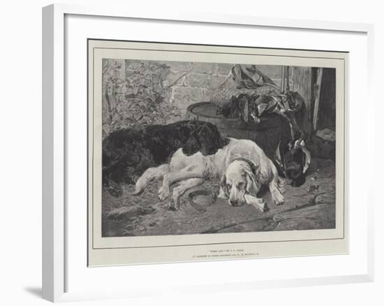 Tired Out-John Sargent Noble-Framed Giclee Print