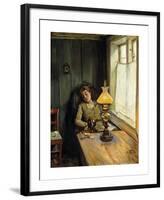 Tired-Christian Krohg-Framed Premium Giclee Print