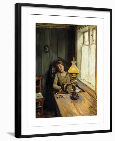 Tired-Christian Krohg-Framed Premium Giclee Print