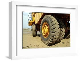 Tires on Construction Vehicle-Chris Henderson-Framed Photographic Print