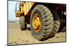 Tires on Construction Vehicle-Chris Henderson-Mounted Photographic Print