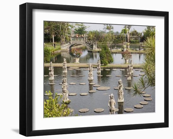 Tirta Gangga Royal Water Garden, Bali, Indonesia, Southeast Asia, Asia-Melissa Kuhnell-Framed Premium Photographic Print