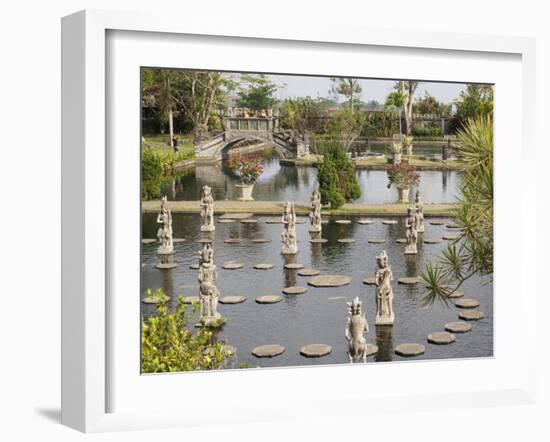 Tirta Gangga Royal Water Garden, Bali, Indonesia, Southeast Asia, Asia-Melissa Kuhnell-Framed Photographic Print
