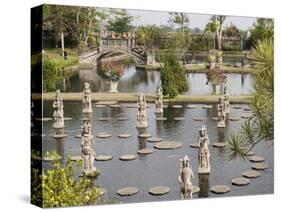 Tirta Gangga Royal Water Garden, Bali, Indonesia, Southeast Asia, Asia-Melissa Kuhnell-Stretched Canvas