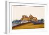 Tiruchirapalli Rock Fort City in the State of Tamil Nadu, from Thanjavur, India-null-Framed Giclee Print