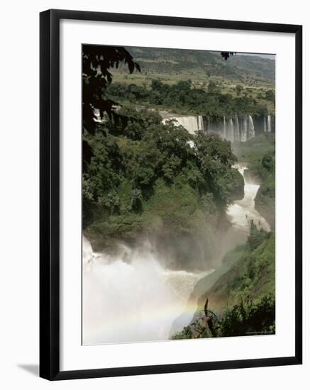 Tis Isat Falls on the Blue Nile, Ethiopia, Africa-Sybil Sassoon-Framed Photographic Print