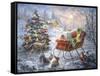 Tis' the Night before Xmas-Nicky Boehme-Framed Stretched Canvas