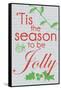 Tis The Season to be Jolly-Lauren Gibbons-Framed Stretched Canvas