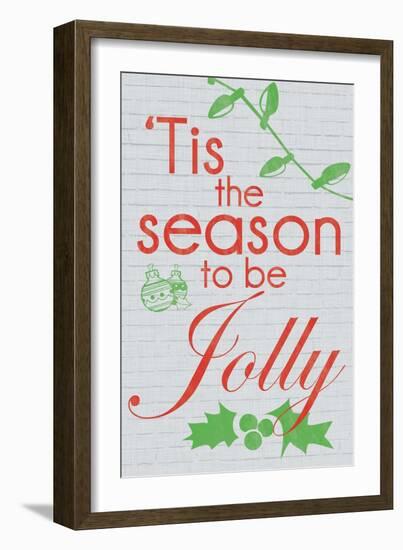 Tis The Season to be Jolly-Lauren Gibbons-Framed Art Print