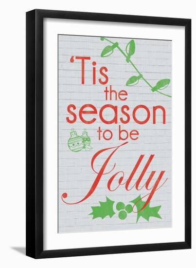 Tis The Season to be Jolly-Lauren Gibbons-Framed Art Print
