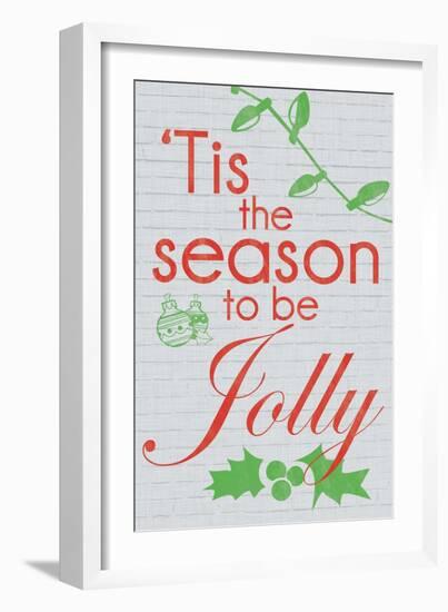 Tis The Season to be Jolly-Lauren Gibbons-Framed Art Print