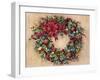 Tis The Season Wreath-Barbara Mock-Framed Giclee Print