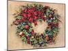 Tis The Season Wreath-Barbara Mock-Mounted Giclee Print