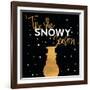 Tis the Snowy Season-Gina Ritter-Framed Art Print