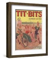 Tit-bits, Boy Scouts Holiday Beaches Magazine, UK, 1930-null-Framed Giclee Print