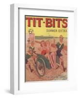 Tit-bits, Boy Scouts Holiday Beaches Magazine, UK, 1930-null-Framed Giclee Print