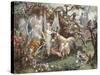 Titania and Bottom from William Shakespeare's 'A Midsummer-Night's Dream'-John Anster Fitzgerald-Stretched Canvas