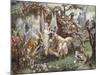 Titania and Bottom from William Shakespeare's 'A Midsummer-Night's Dream'-John Anster Fitzgerald-Mounted Giclee Print