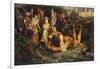 Titania and Bottom: Scene from a Midsummer-Night's Dream-John Anster Fitzgerald-Framed Giclee Print