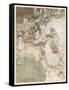 Titania and Changeling-Arthur Rackham-Framed Stretched Canvas