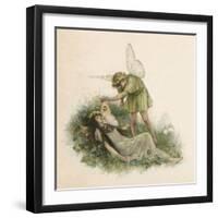 Titania and Oberon from Midsummer Night's Dream-Walter Stanley Paget-Framed Giclee Print