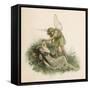 Titania and Oberon from Midsummer Night's Dream-Walter Stanley Paget-Framed Stretched Canvas