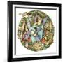 Titania and Puck-Linda Ravenscroft-Framed Giclee Print