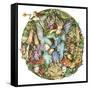 Titania and Puck-Linda Ravenscroft-Framed Stretched Canvas