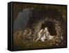 Titania endormie-Richard Dadd-Framed Stretched Canvas