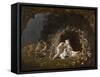 Titania endormie-Richard Dadd-Framed Stretched Canvas