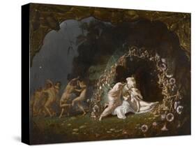 Titania endormie-Richard Dadd-Stretched Canvas