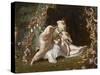 Titania endormie-Richard Dadd-Stretched Canvas