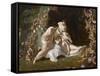 Titania endormie-Richard Dadd-Framed Stretched Canvas