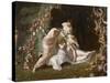 Titania endormie-Richard Dadd-Stretched Canvas