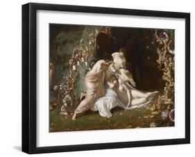 Titania endormie-Richard Dadd-Framed Giclee Print