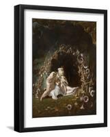 Titania endormie-Richard Dadd-Framed Giclee Print