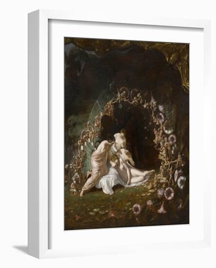 Titania endormie-Richard Dadd-Framed Giclee Print