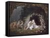 Titania endormie-Richard Dadd-Framed Stretched Canvas