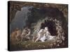 Titania endormie-Richard Dadd-Stretched Canvas