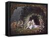 Titania endormie-Richard Dadd-Framed Stretched Canvas