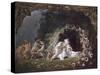 Titania endormie-Richard Dadd-Stretched Canvas