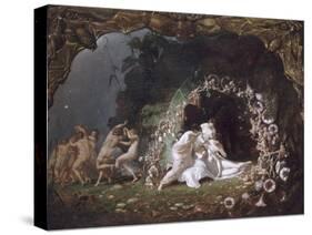 Titania endormie-Richard Dadd-Stretched Canvas