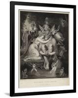 Titania Kissing Bottom in a Midsummer Night's Dream-Henry Fuseli-Framed Giclee Print