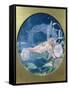 Titania Lying on a Leaf (W/C and Gouache)-John Simmons-Framed Stretched Canvas