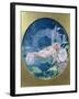 Titania Lying on a Leaf (W/C and Gouache)-John Simmons-Framed Giclee Print