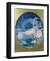 Titania Lying on a Leaf (W/C and Gouache)-John Simmons-Framed Giclee Print